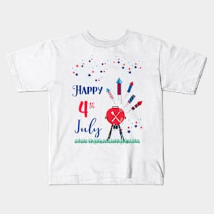 Happy 4th of July Kids T-Shirt